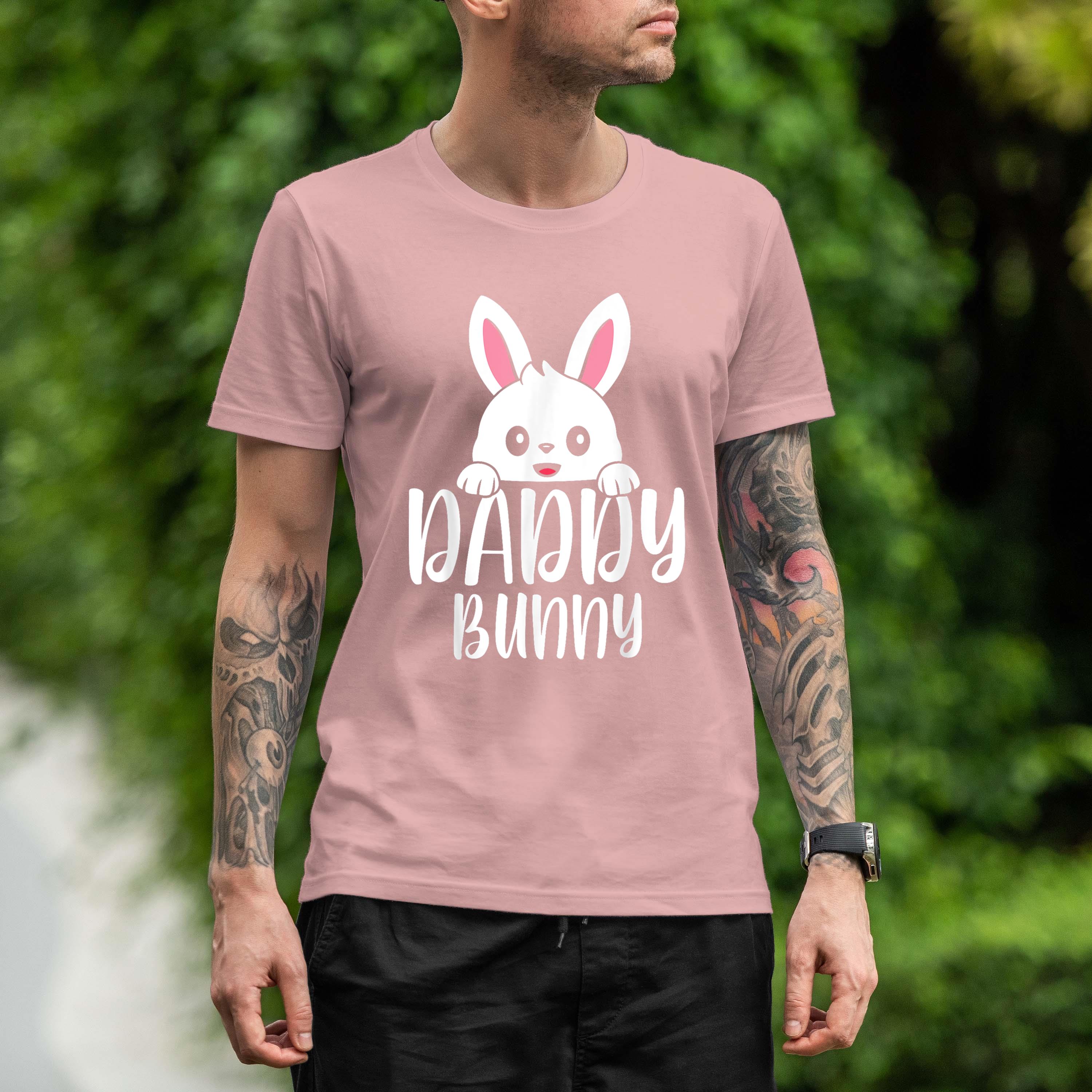 Daddy Bunny Cute Family Matching Easter Day Dad Shirt 